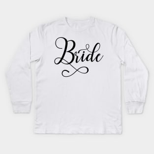 Bride Kids Long Sleeve T-Shirt